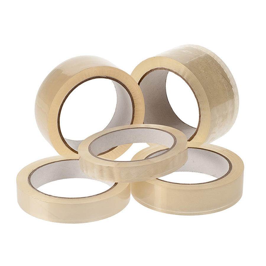 PP tape klar | 19 mm x 66 meter