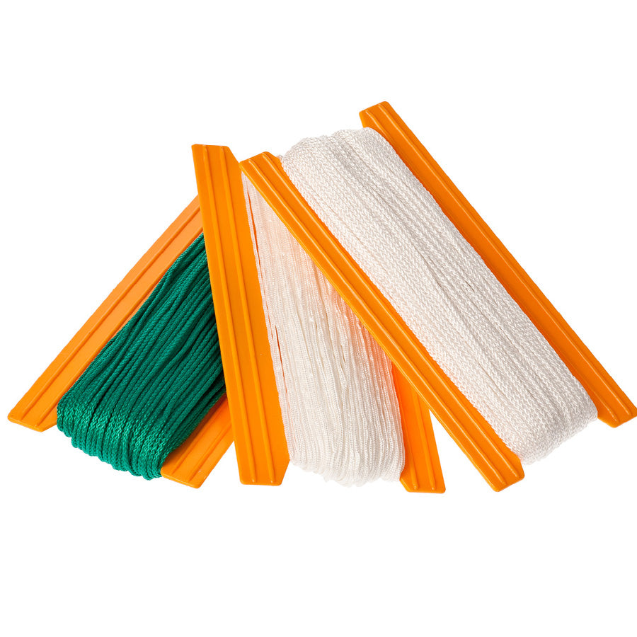 Mursnor flettet polyestersnor | 1,2 mm | Hvid | 50 meter