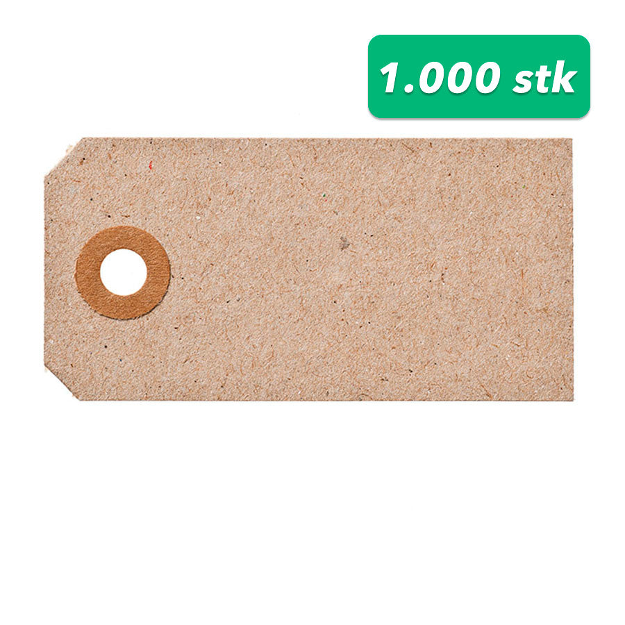 Manilamærke Kvistkarton | 5 x 10 cm | 1.000 stk