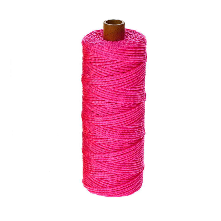 Murersnor | Fluorescerende pink, krydsflettet | 2,0 mm | 220meter