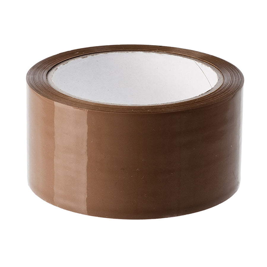 PP tape brun | 50 mm x 66 meter