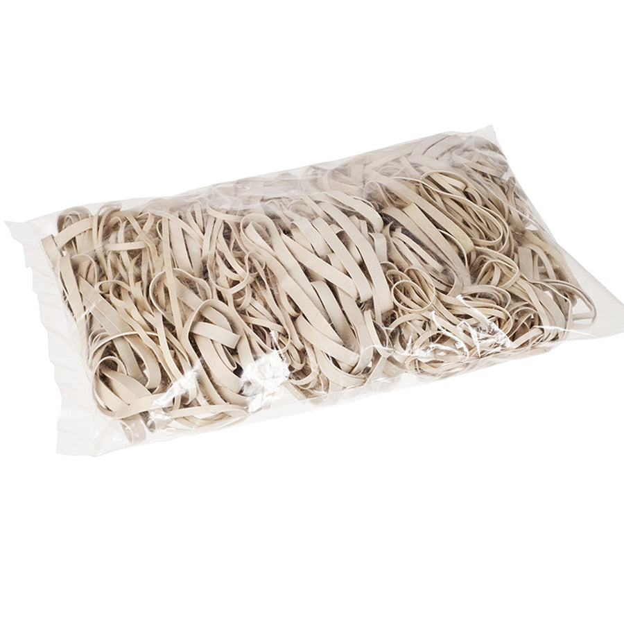 Hvid gummibånd 200 x 5 mm | Ca. 306 stk