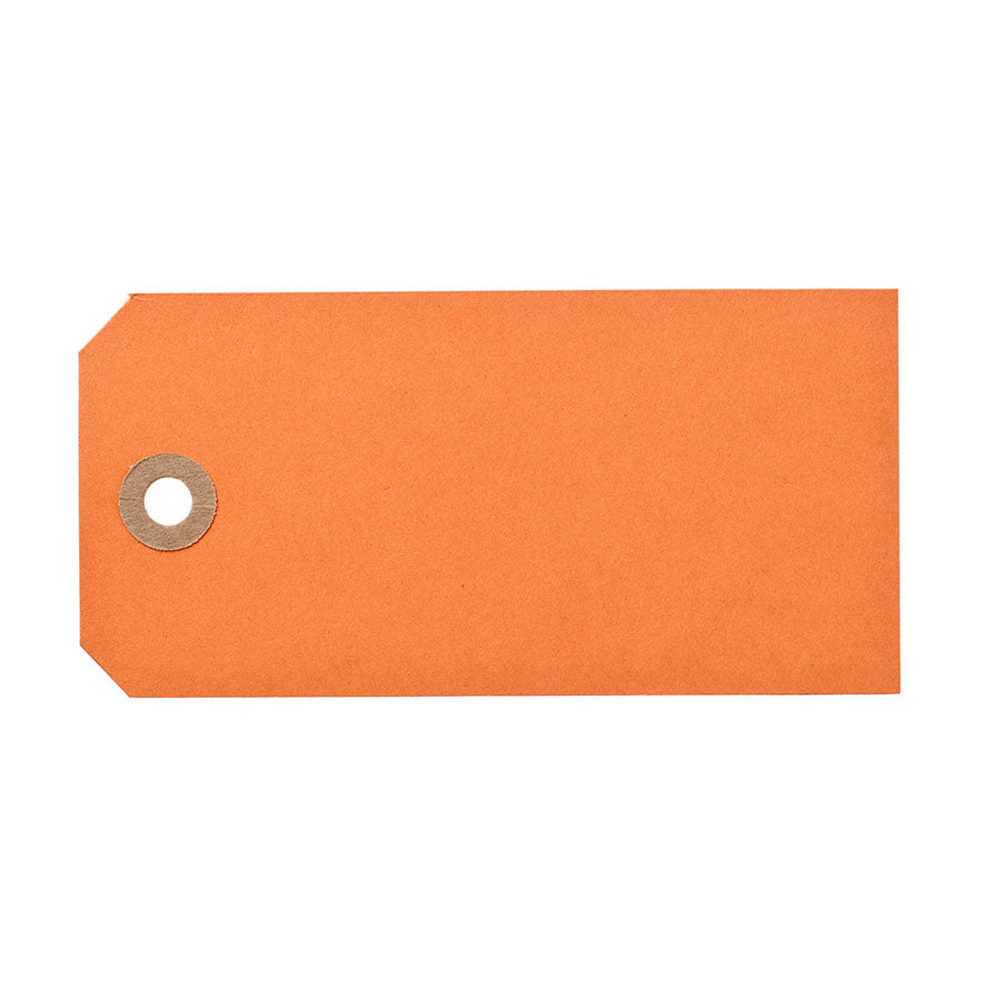 Manilamærke Orange | 6 x 12 cm | 1.000 stk